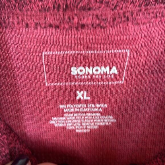 Sonoma Long Sleeve Cowl Neck Tunic Length Sweater Size XL - Picture 4 of 5